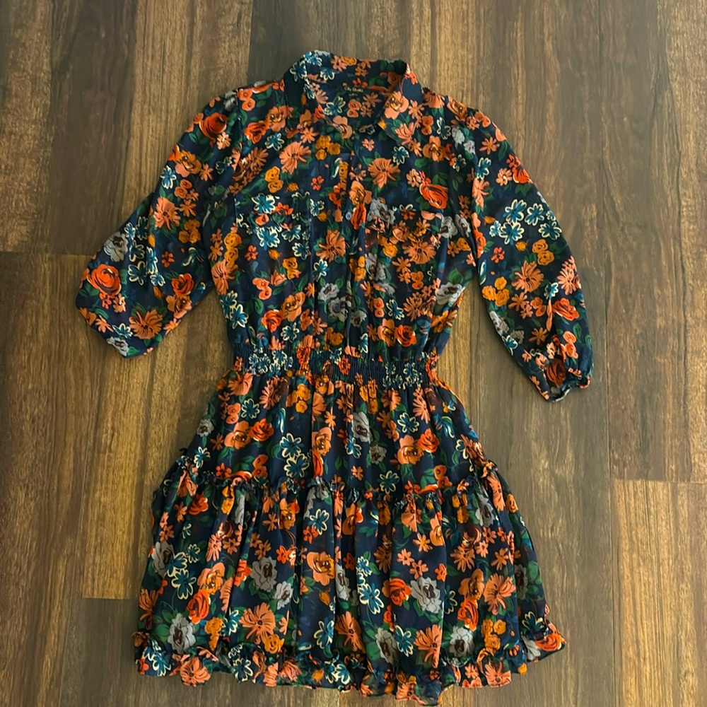 mini tired ruffle dress